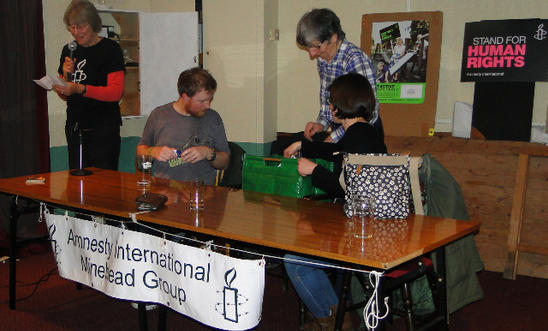 Organisers at the AI quiz Organisers at the AI quiz
